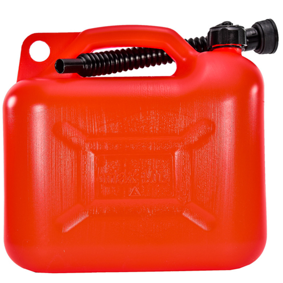 Каністра для палива з лійкою 10л червона Hico (Польща) пластикова Винница - изображение 2