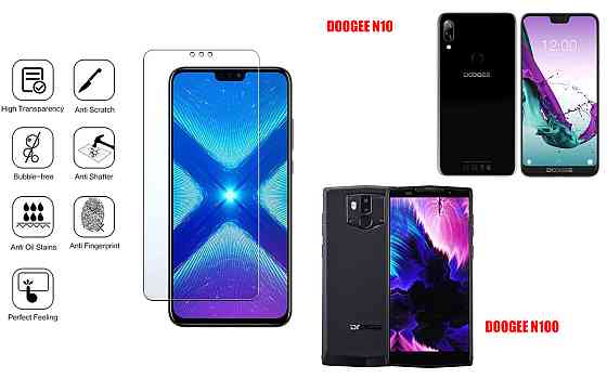 Защитное стекло NeoGlass для DOOGEE N10, DOOGEE N100 – ультрапрозрачное и устойчивое Киев