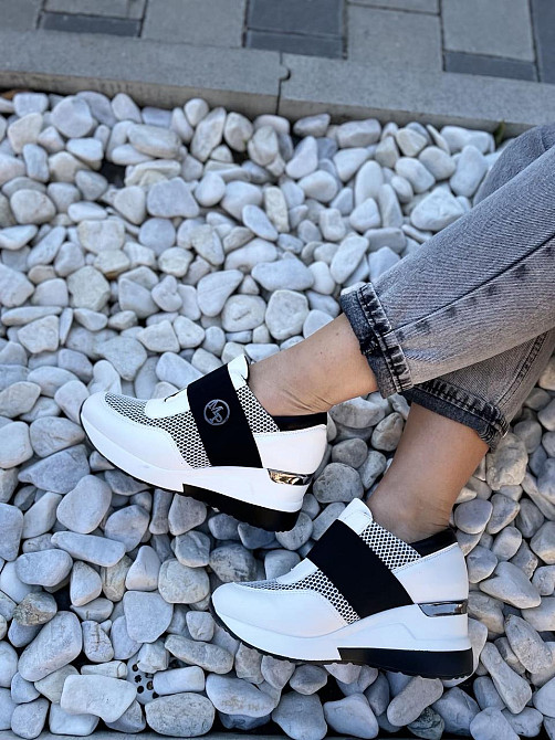 Stilli Снікерси жіночі STILLI білі еко-шкіра демісезонні платформа 37р. 38р. (4700) Коломия - фото 4