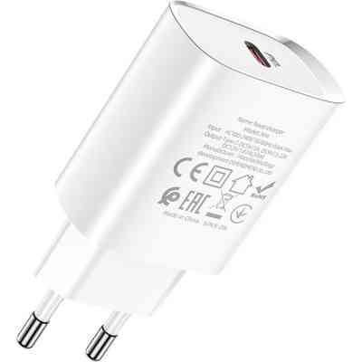 Зарядное устройство HOCO N14 Smart Charging USB-C PD20W White (6931474745026) Винница