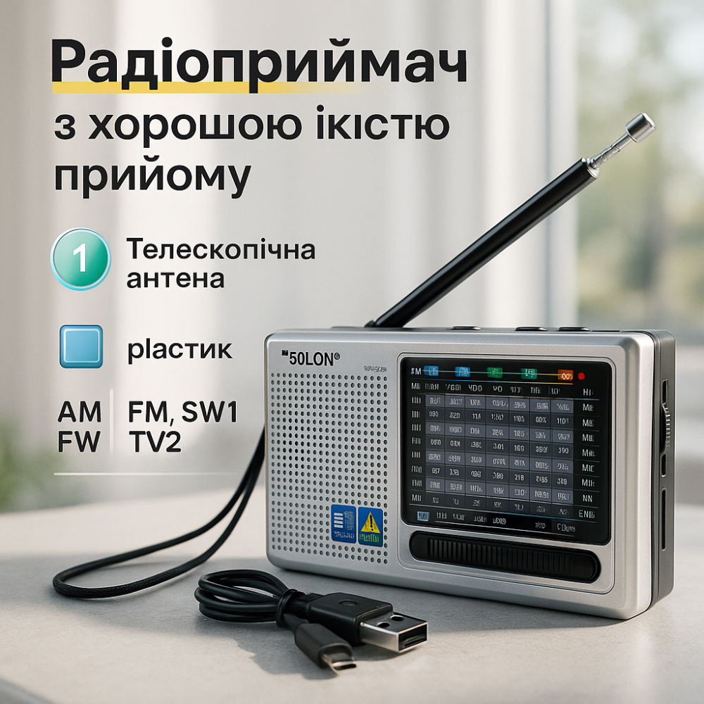 Портативный радиоприемник с хорошим приемом, Радиоприемник с поддержкой FM AM SW, Радио в стиле ретро LA-71 Львов - изображение 16