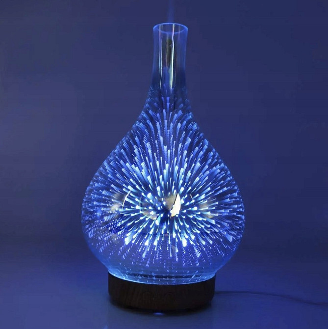 Зволожувач повітря аромадифузор 100 мл з 3D підсвічуванням + 3 ароматичні масла Ruhhy (22356) Потужність 11 Вт Нововолинськ - фото 9