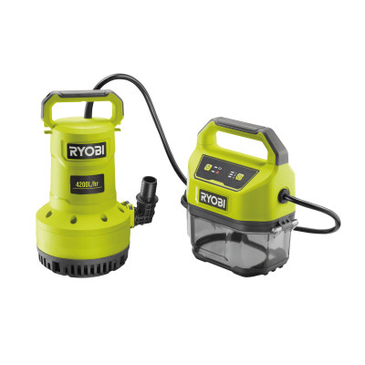 Садовий насос Ryobi для брудної та чистої води RY18SPA-0, 18В ONE+, 4200л/г (без АКБ та ЗП) (5133005778) Вінниця - фото 1