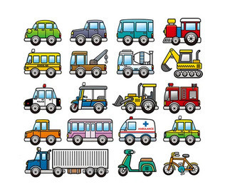 Термонаклейки дитячі для хлопчика для одягу Транспорт Київ - фото 1