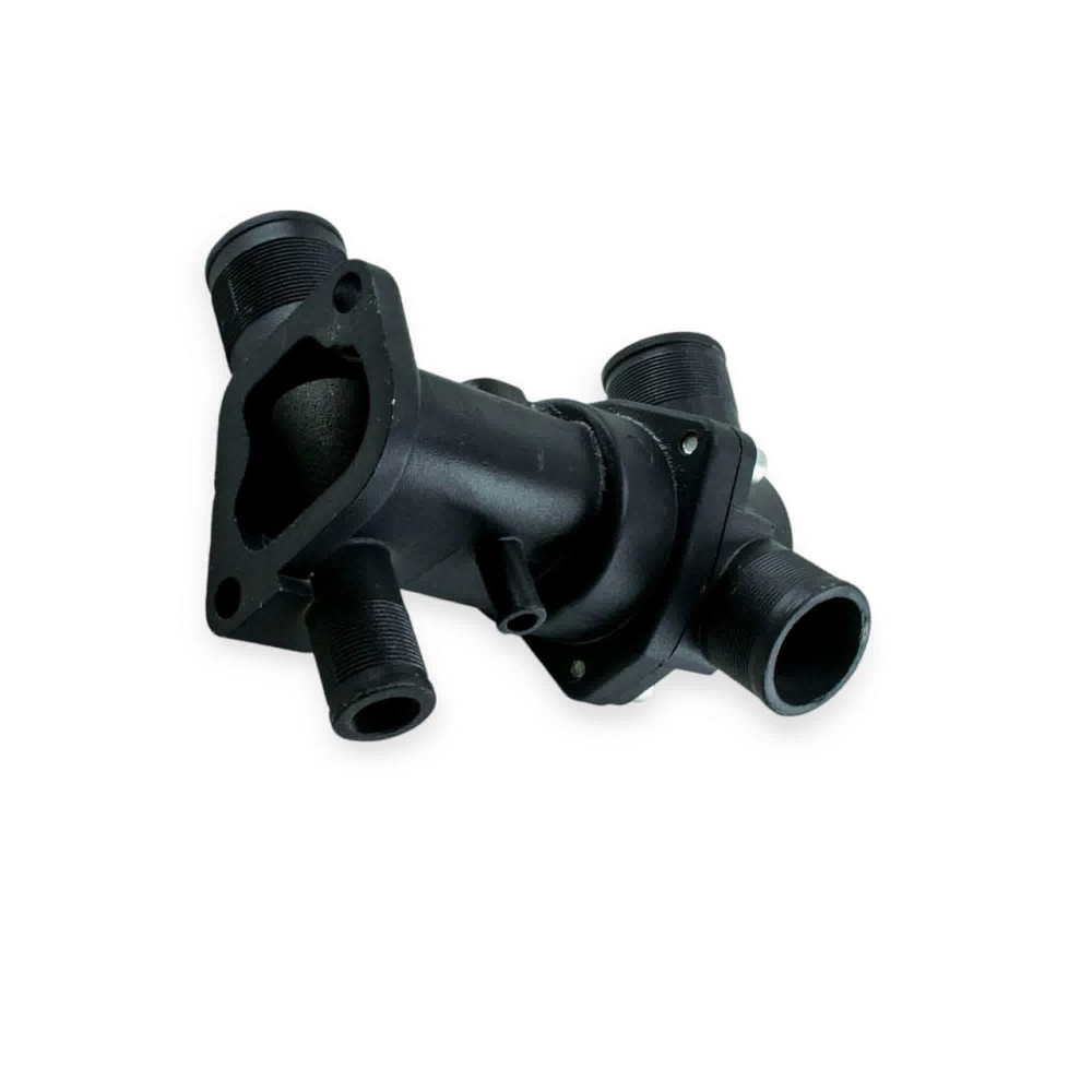 Термостат 2111, 2112 (инжектор) в сборе старый образец, 5 выходов (без патрубка расширительного бачка) 2110, Мукачево - изображение 1