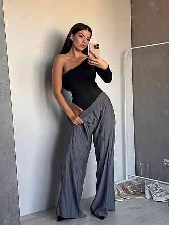 Женский базовый облегающий боди на одно плечо микродайвинг Одесса