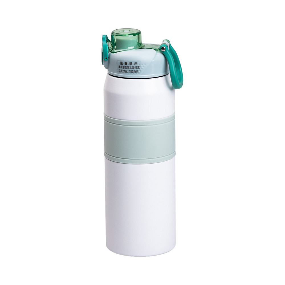 Термос із нержавіючої сталі з мундштуком 800 мл М'ятний HP-14-6M Київ - фото 3