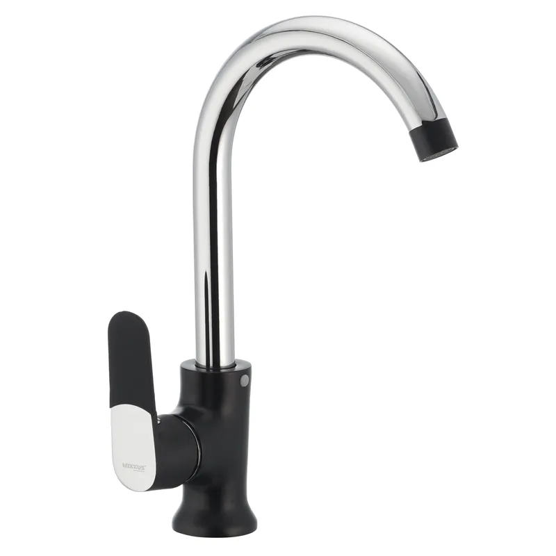 Чорний кухонний змішувач Mixxus Premium Tiger 014 MI0567 Харків - фото 1