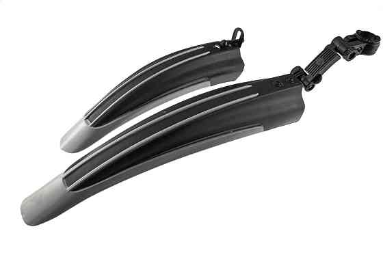 Крила велосипедні (MTB) (тюнінг) (сірі вставки, пластик) Мукачево