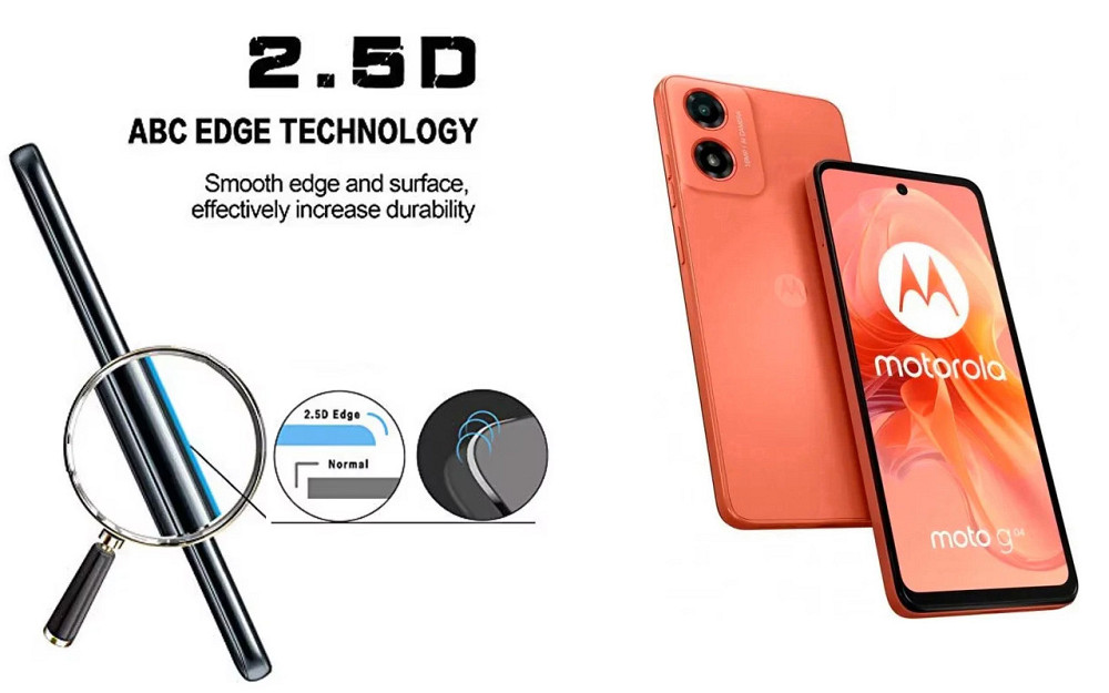 Защитное стекло ArmorGlass для Motorola G04 – устойчивое к царапинам и ударам Киев - изображение 2