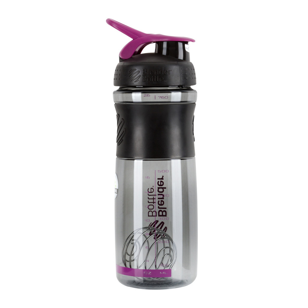 Шейкер спортивний (пляшка) BlenderBottle SportMixer Flip 28oz/820ml Black/Plum Каменское - изображение 2