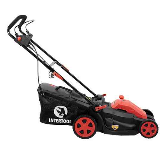 Газонокосилка электрическая 1.8 кВт, 230 В~50 Гц, 3200 об/мин, ширина захвата 400 мм, высота среза 25-75 мм, контейнер 40 л, STORM Киев