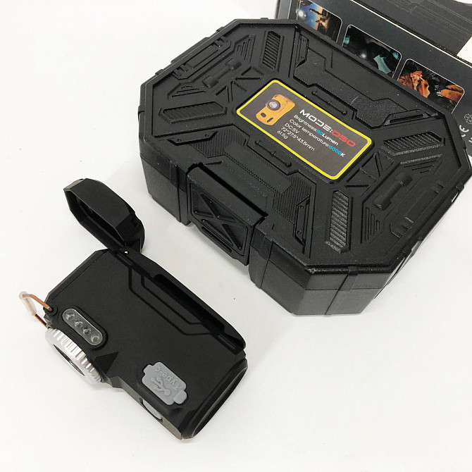 Багатофункціональний армійський ліхтар D50-SMD - індикація заряду, запальничка. ID-727 Колір: чорний Київ - фото 10