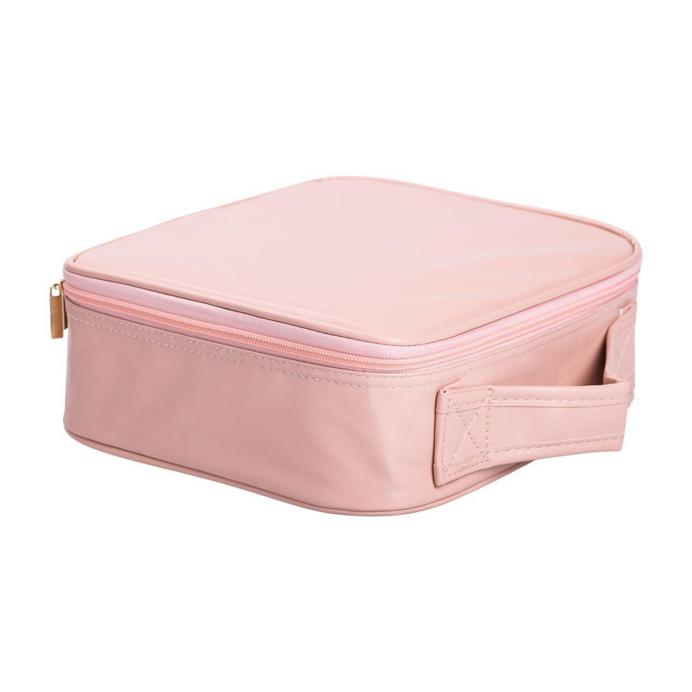 Органайзер косметичка з еко шкіри з дзеркалом та підсвічуванням 26×22×9 см HP-10-2AP Київ - фото 7