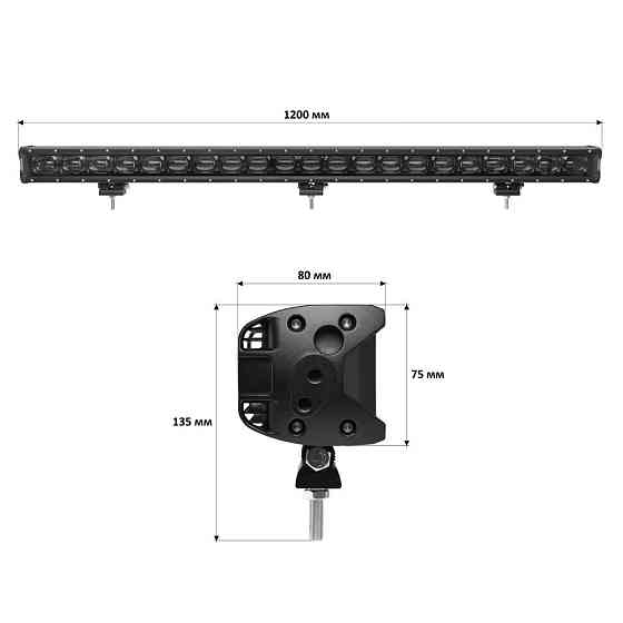 Світлодіодна фара-люстра StarLight 210watt 10-30 V IP68 (lsb-lens-210) Харків
