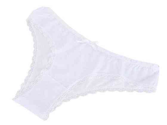 Трусы женские классические хлопковые бразилиана 5800 белый р.3XL 1шт ТМ MISS EMMA Киев