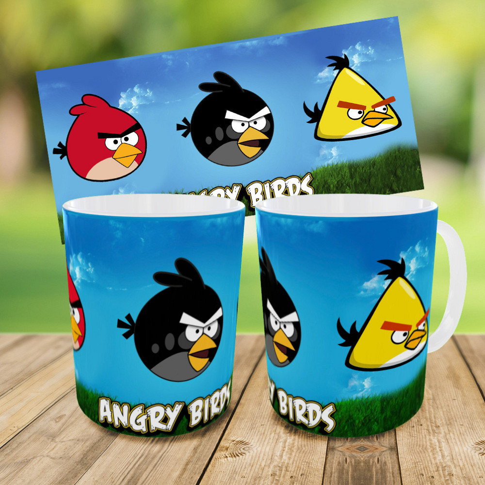 Дитячий набір Angry Birds сумка-бананка + керамічна кружка з принтом (5740) Київ - фото 4