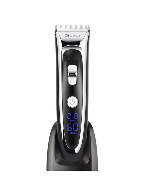 Машинка для стрижки волос Surker RFC-688B с LCD дисплеем Винница - изображение 2