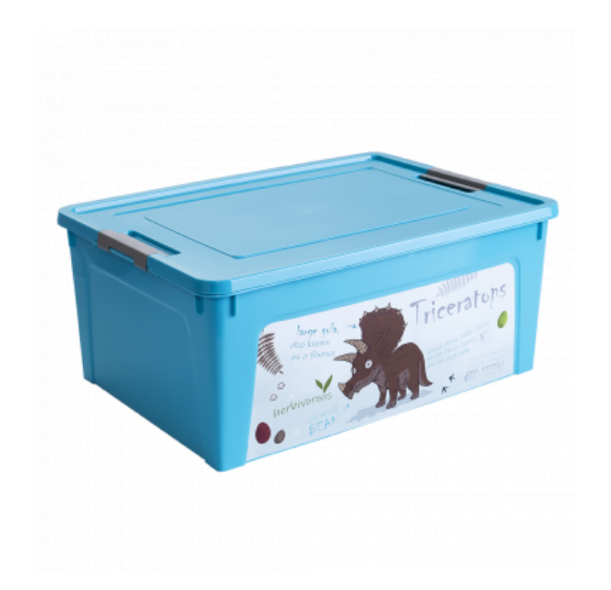 Контейнер 7,9л бірюзовий з малюнком Динозавр Smart Box Алеана Житомир - фото 1