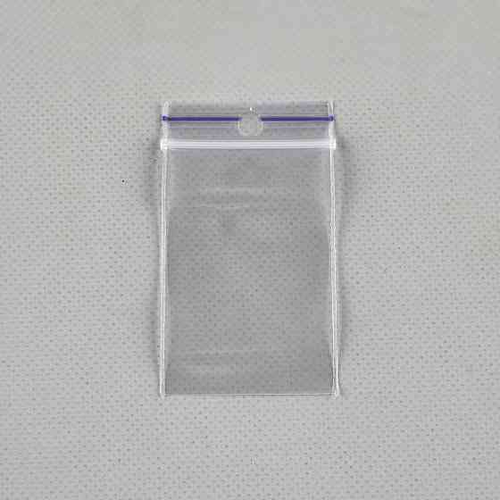 Пакеты zip-lock с замком 4х6 см (100 шт) герметичные зип-пакеты грипперы с отверстием для хранения (1 пачка) Харьков