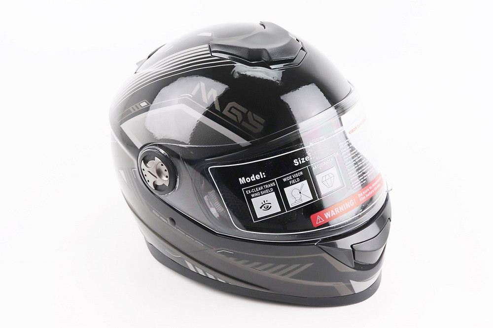 Шолом інтеграл, закритий BLD-М65 L (59-60см), ЧОРНО-СІРИЙ Киев - изображение 1