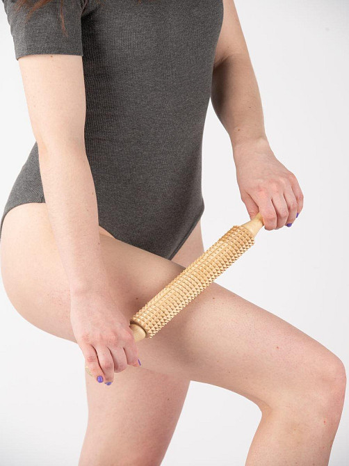 Масажер Дерев'яний для Тіла Скалка – Натуральний масажер для зняття напруги Івано-Франківськ - фото 4