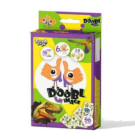 Настольная игра "Doobl Image, Dino", укр Данкотойз Киев