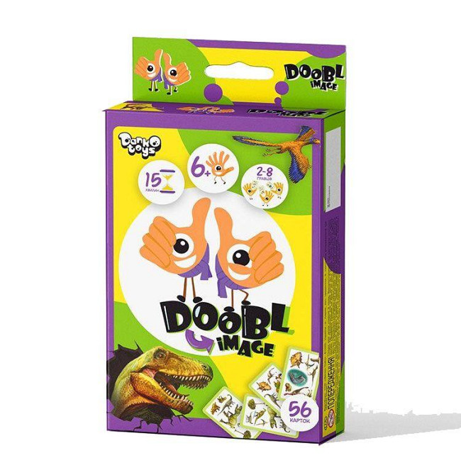 Настольная игра "Doobl Image, Dino", укр Данкотойз Киев - изображение 1