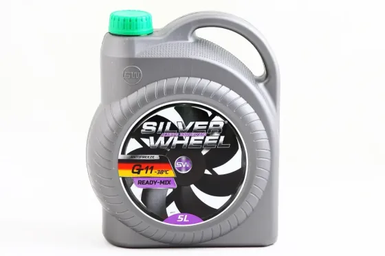 Жидкость охлаждающая антифриз зеленый -38° Silver Wheel  5.30 кг Винница