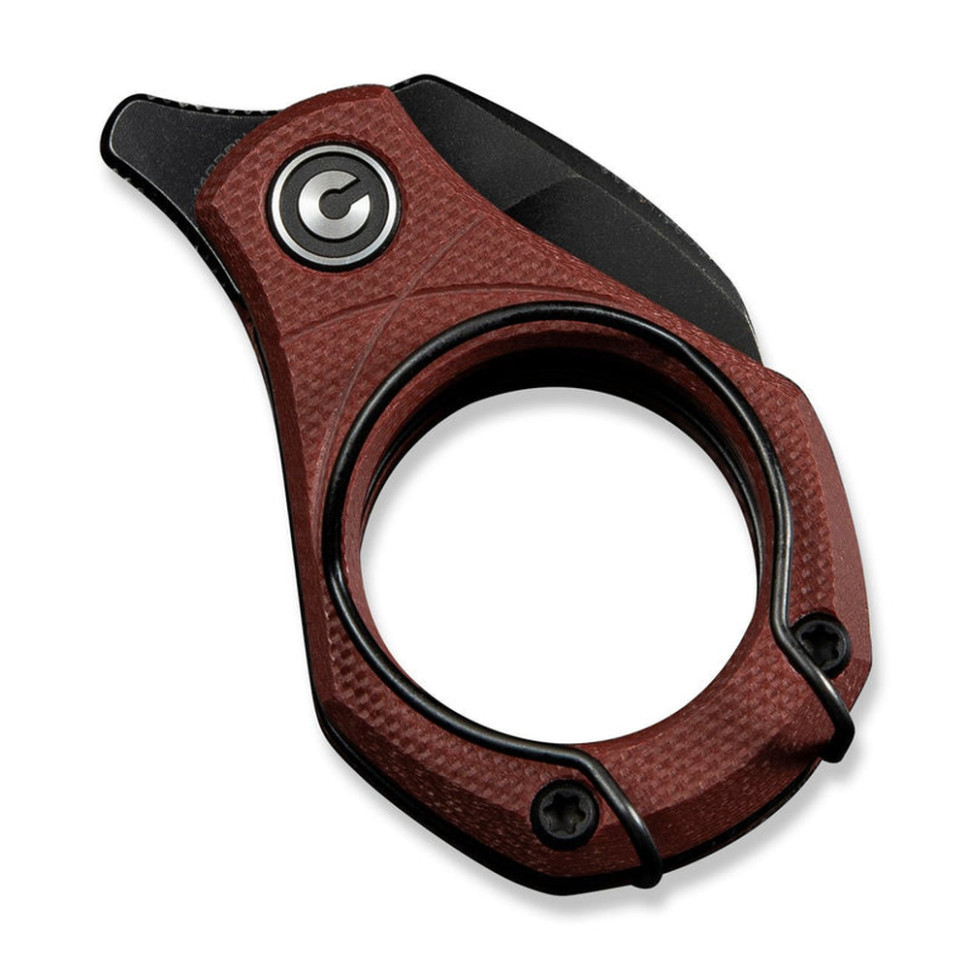 Ніж складаний кишеньковий Civivi Pyrus, (1.6 см) 14C28N / G10 темно-червоний Київ - фото 5