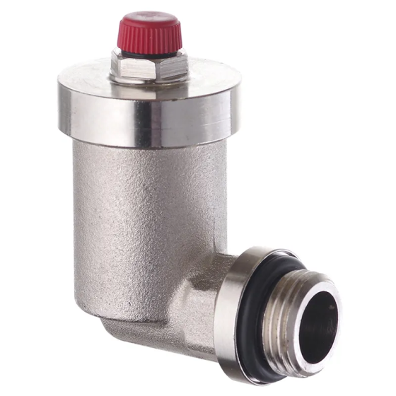 Повітровідвідник автоматичний Roho R1303-050N - 1/2" Н кутовий (нікель) (RO0141) Київ