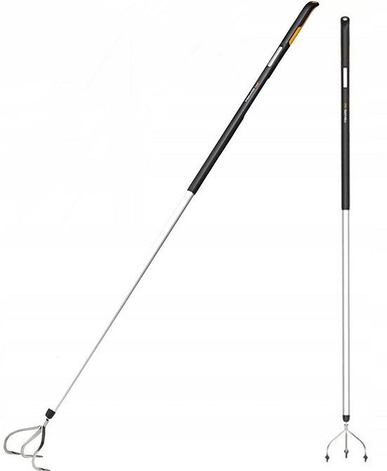 Ручной Садовой Культиватор 3-зубый для рыхления Fiskars 