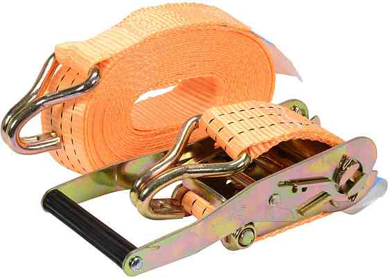 Пас для кріплення багажу з тріщаткою VOREL : сила натягу- 1500/3000 daN, 8 м х 50 мм [6] Одесса