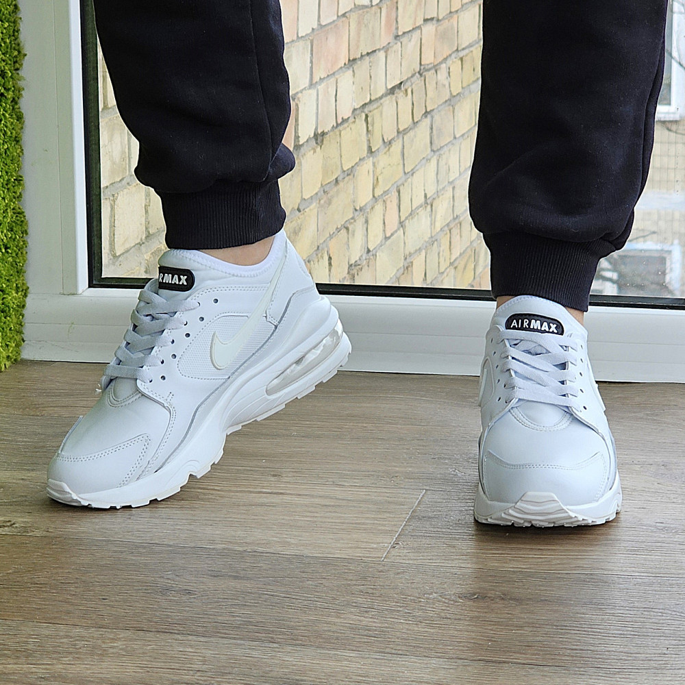 Женские Белые Кроссовки Nike Air Max 93 Кожаные Найк (размеры: 37,38,39,40,41) Видео Обзор - 93-7 Днепр - изображение 9