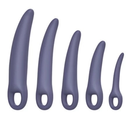 Набір з 5-ти вагінальних силіконових розширювачів Menopause Dilator Set So Divine (Велика Британія) Sex Aura Київ - фото 1