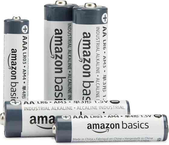 Батарейки Amazon Basics AAA 1.5V 300 шт сріблясті індустріальні одноразові 5 років зберігання Київ