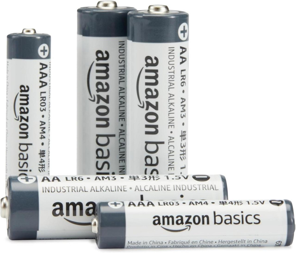 Батарейки Amazon Basics AAA 1.5V 300 шт серебристые индустриальные одноразовые 5 лет хранения Киев - изображение 4