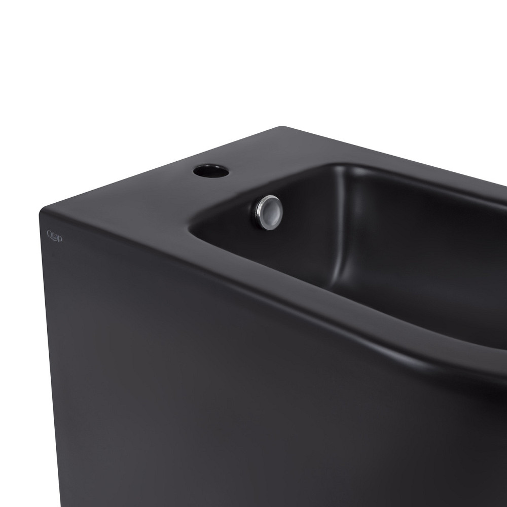 Біде підлогове Qtap Scorpio 530x360x395 Matt black QT14441003CMB Київ - фото 5