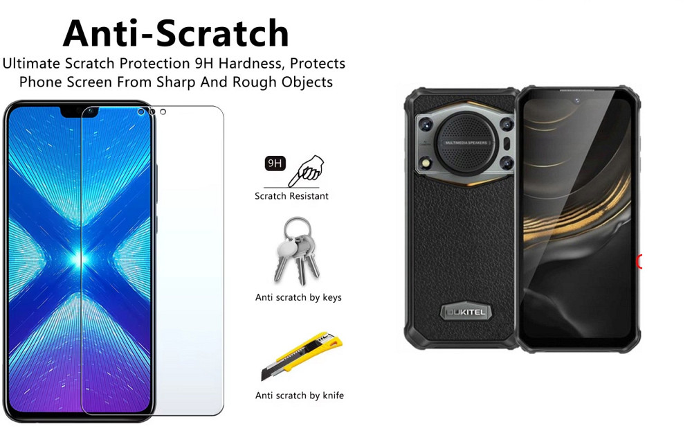 Захисне скло NeoGlass для Oukitel WP22 – надпрозоре та стійке Київ - фото 1