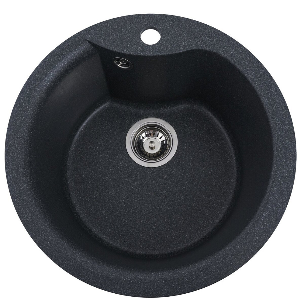 VALESO Гранітна мийка для кухні VALESO TURAS 480 матова Антрацит Киев - изображение 2