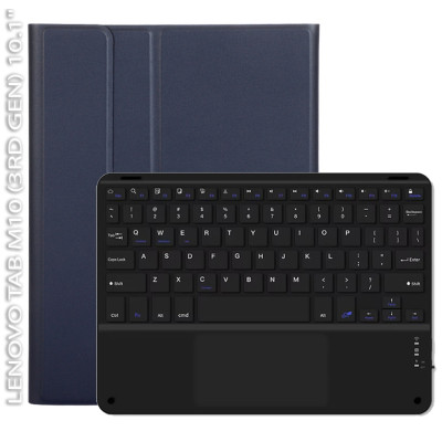 Чехол для планшета BeCover Keyboard+TouchPad Lenovo Tab M10 (3rd Gen) TB-328F 10.1" Deep Blue (712388) Винница - изображение 1