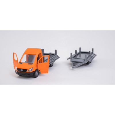 Спецтехніка Tigres Mercedes-Benz Sprinter бортовий з причіпом (помаранчевий) (39667) Вінниця - фото 5