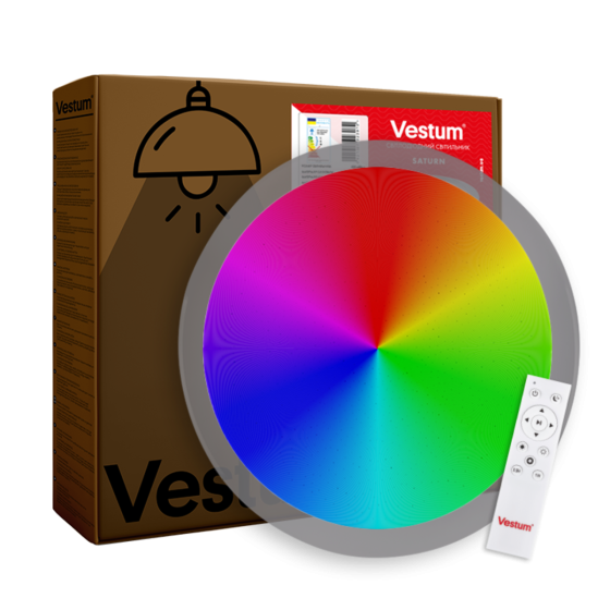 SATURN зоряне небо 76W 530*65мм 3000К-6500К RGB з ДК Київ