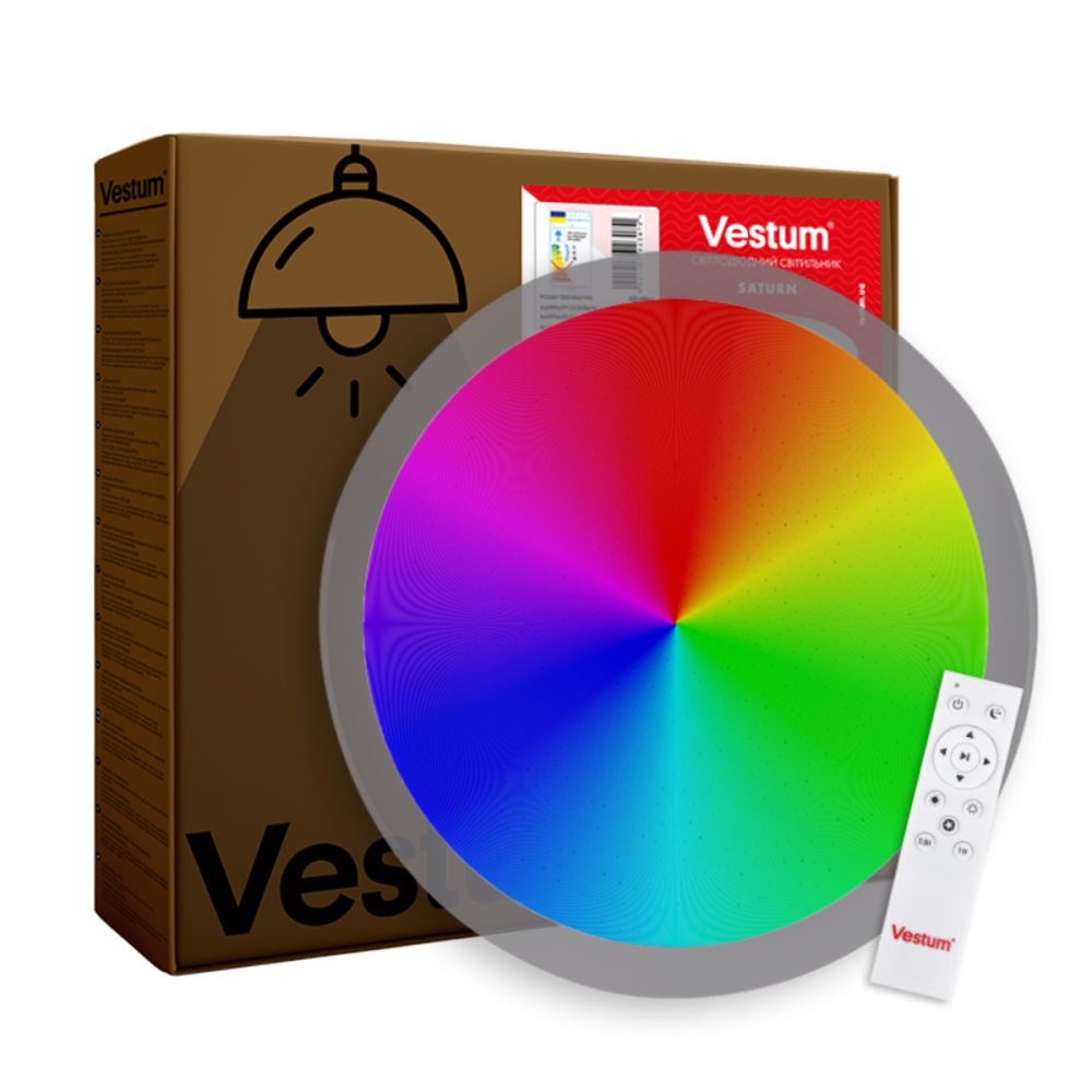 SATURN зоряне небо 76W 530*65мм 3000К-6500К RGB з ДК Київ - фото 1