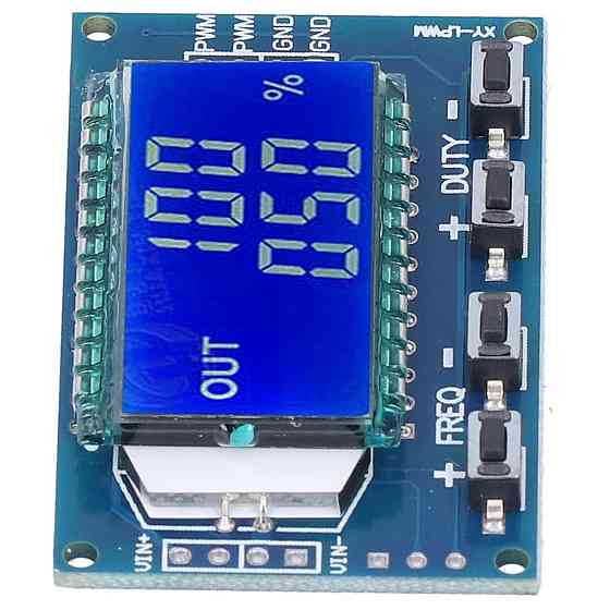 Генератор ШИМ сигналов XY-LPWM 1Гц-150КГц 3.3-30В модуль с ЖК дисплеем PWM Киев