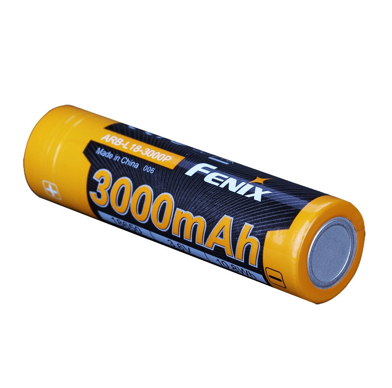 Аккумулятор 18650 Fenix 3000mAh Li-ion 3.6V (Черно-желтый) Киев - изображение 7