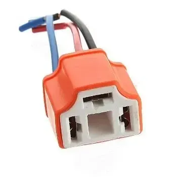 Разъем прямой керамический под лампу Н4  (Китай) Харьков