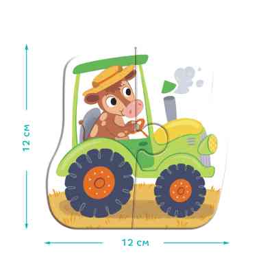 Пазл DoDo 4 в 1 Baby puzzle. Транспорт (300685) Винница