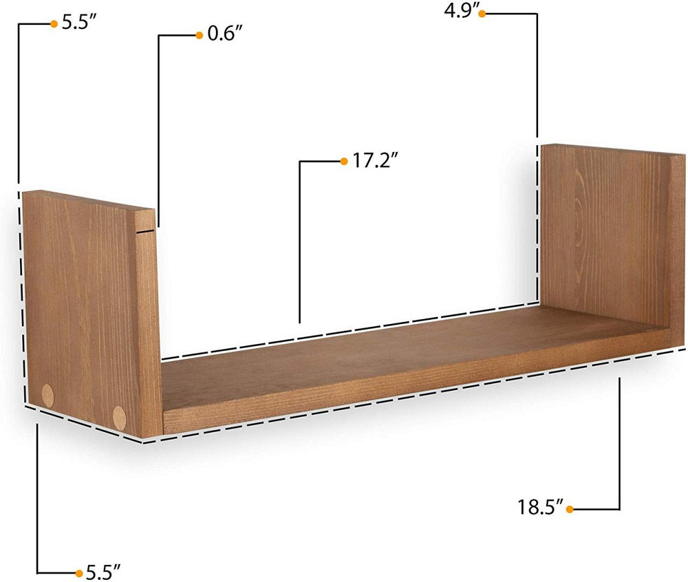 Настінна книжкова полиця "Шерлок" мускат Миколаїв - фото 5