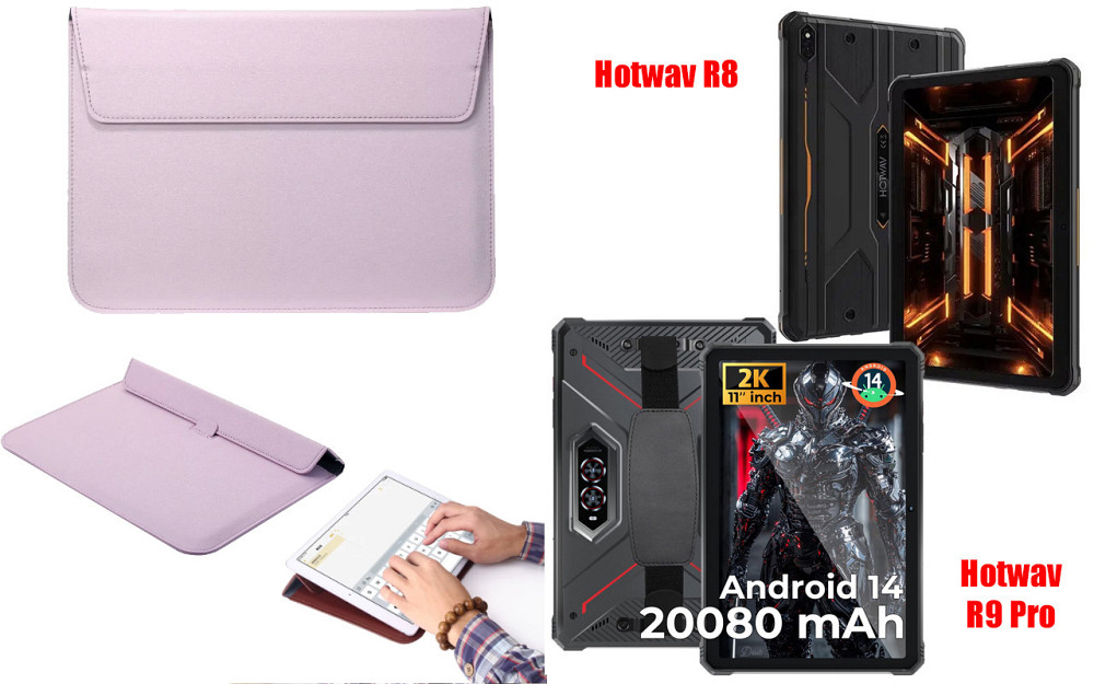 Чохол-конверт VitoCase для Hotwav R8, Hotwav R9 Pro, з функцією підставки для планшета Фіолетовий Київ - фото 1